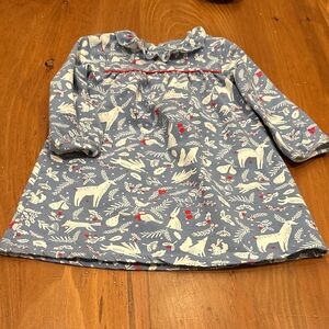 Boden Holiday Animal Print Dress